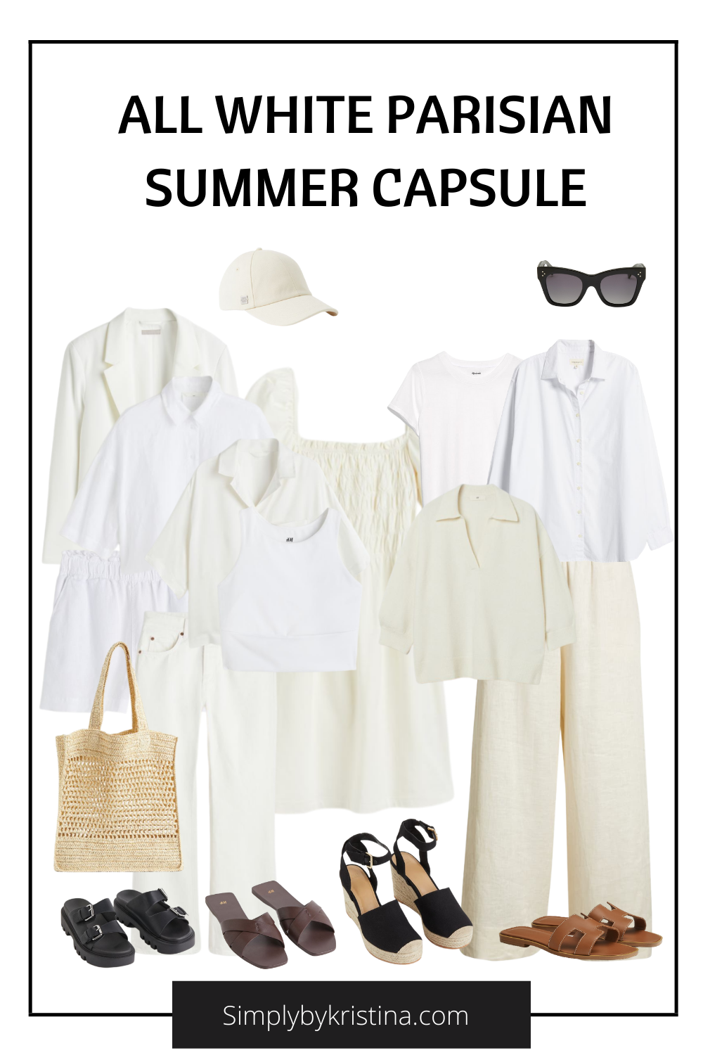 ALL WHITE PARISIAN SUMMER CAPSULE