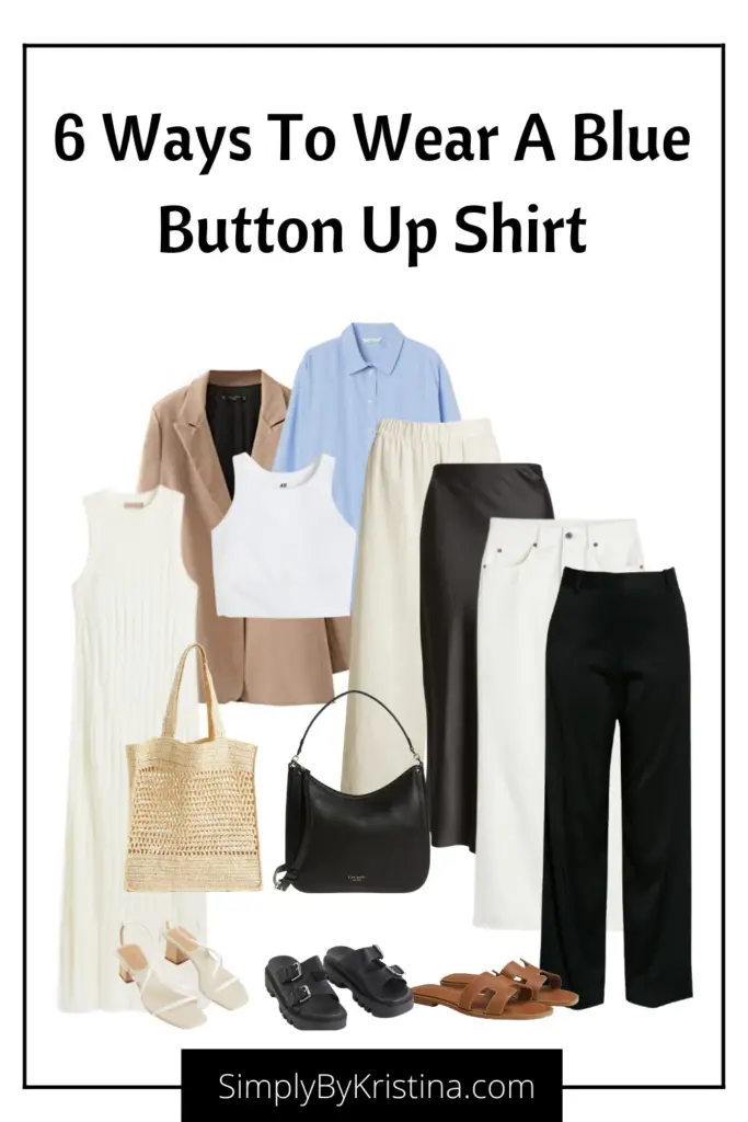 6 Ways To Wear A Blue Button Down Shirt