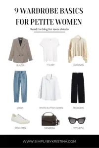 9 Wardrobe Basics For Petite Women - SimplyByKristina