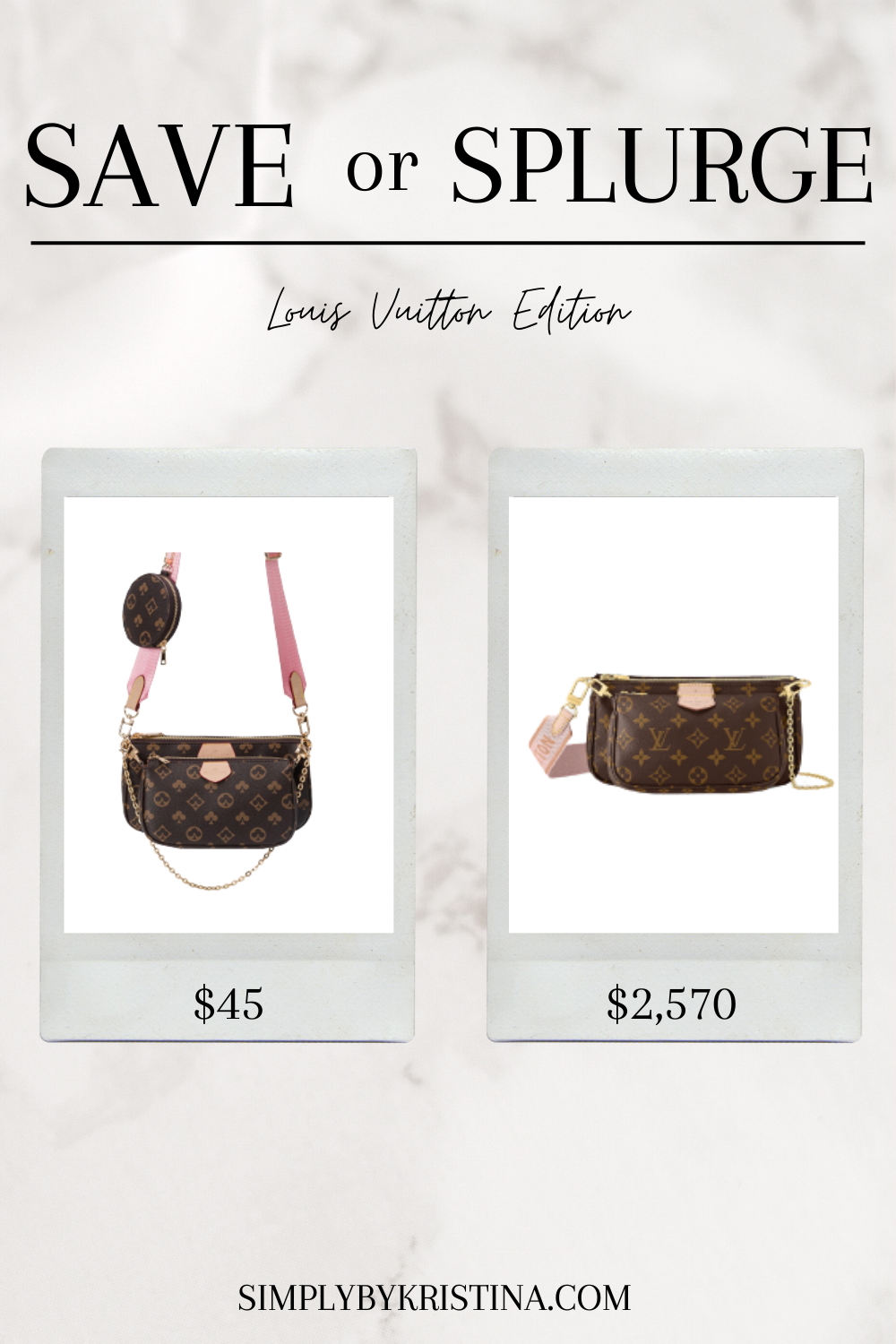 Save Or Splurge On A Louis Vuitton Dupe Bag