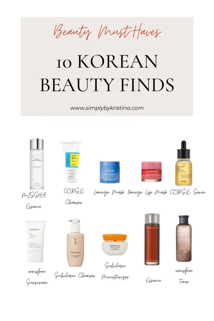 10 Best Korean Skincare Products - Must-Have's of 2023 - SimplyByKristina