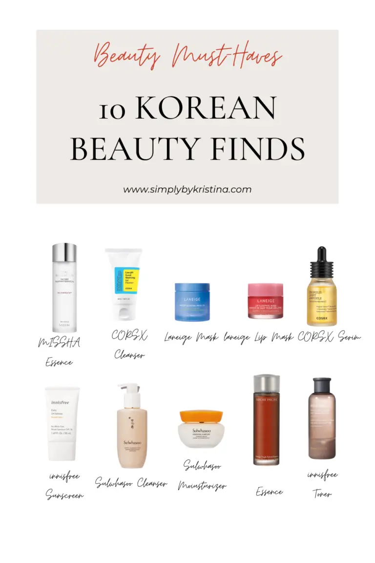 10 Best Korean Skincare Products - Must-Have's Of 2023 - SimplyByKristina