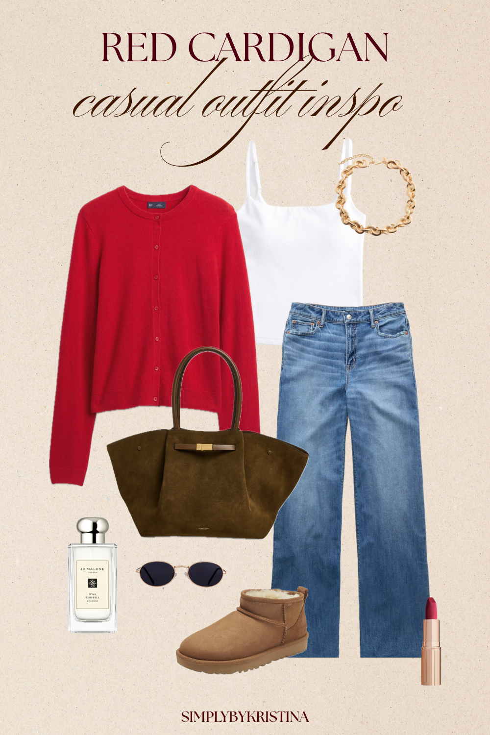 Red Cardigan Outift Ideas 2026