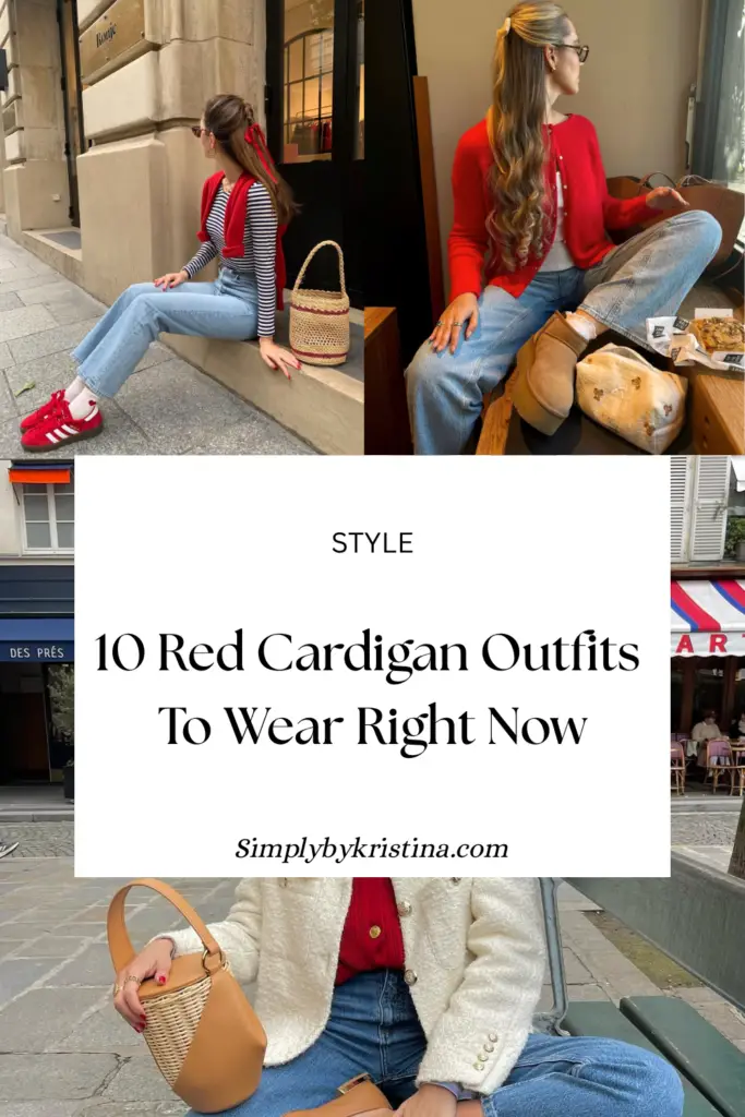 Red Cardigan Outift Ideas 2026