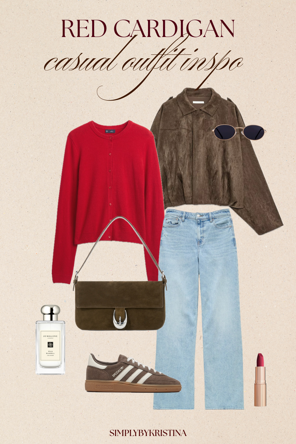 Red Cardigan Outift Ideas 2026