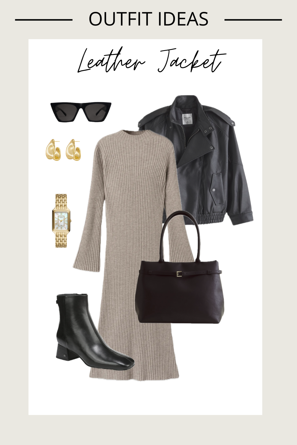 How to style a leather jacket